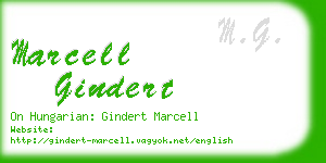 marcell gindert business card